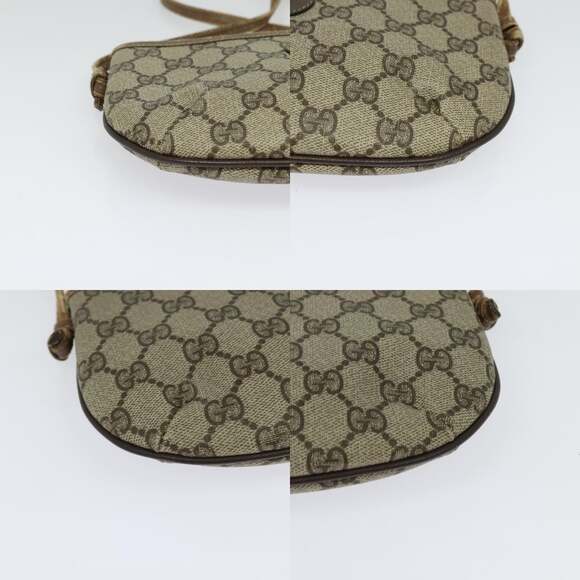 GUCCI GG Supreme Shoulder Bag Pvc Beige Gold 904 02 020 - Picture 10 of 12